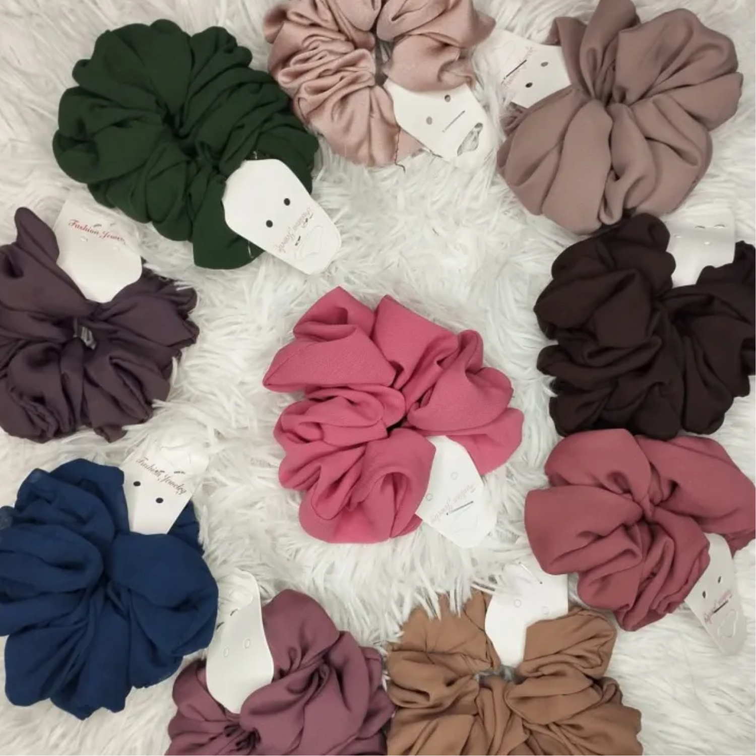 High Quality Scrunchie Hair Silk Band